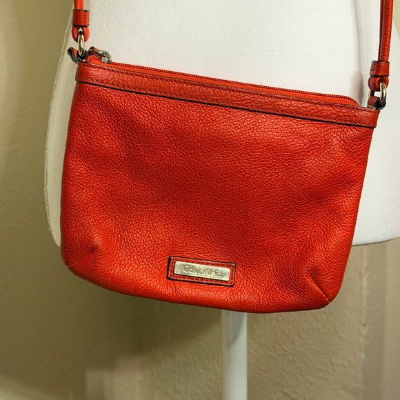 Calvin Klein Handbags - Calvin Klein Vibrant Red‎ Crossbody Bag
